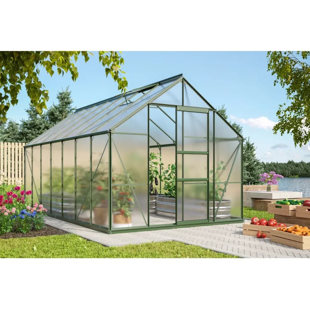 Vitavia Gewächshaus "Merkur 11500",smaragd grün,11,5 m2