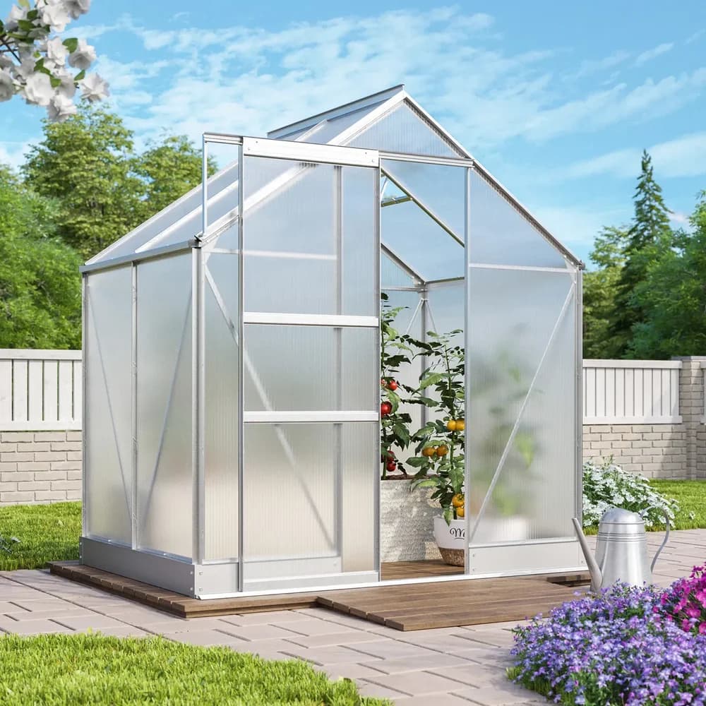 Vitavia Gewächshaus Apollo 2500 silberfarben