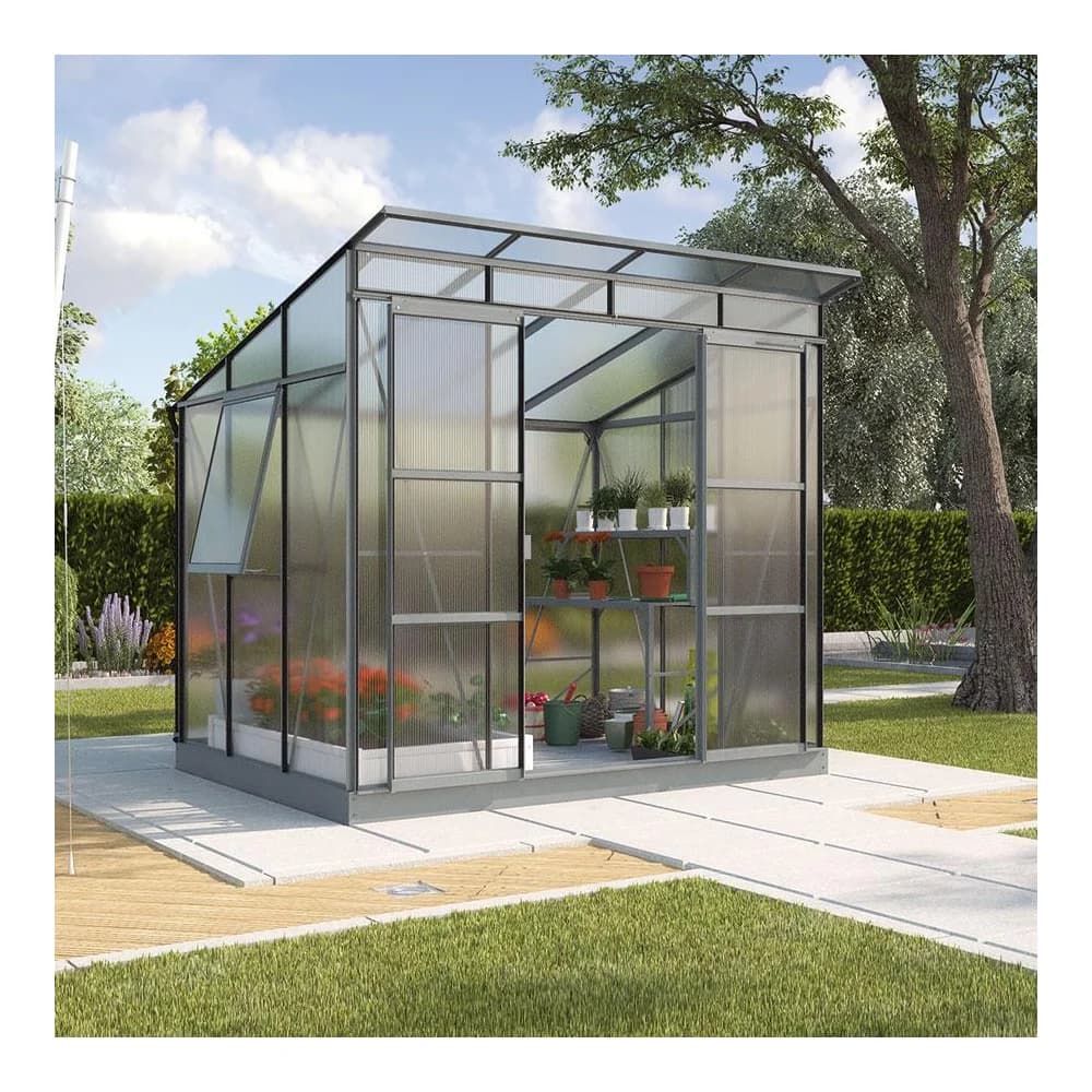 Vitavia Gewächshaus "Freya 5900",schwarz,5,9 m2