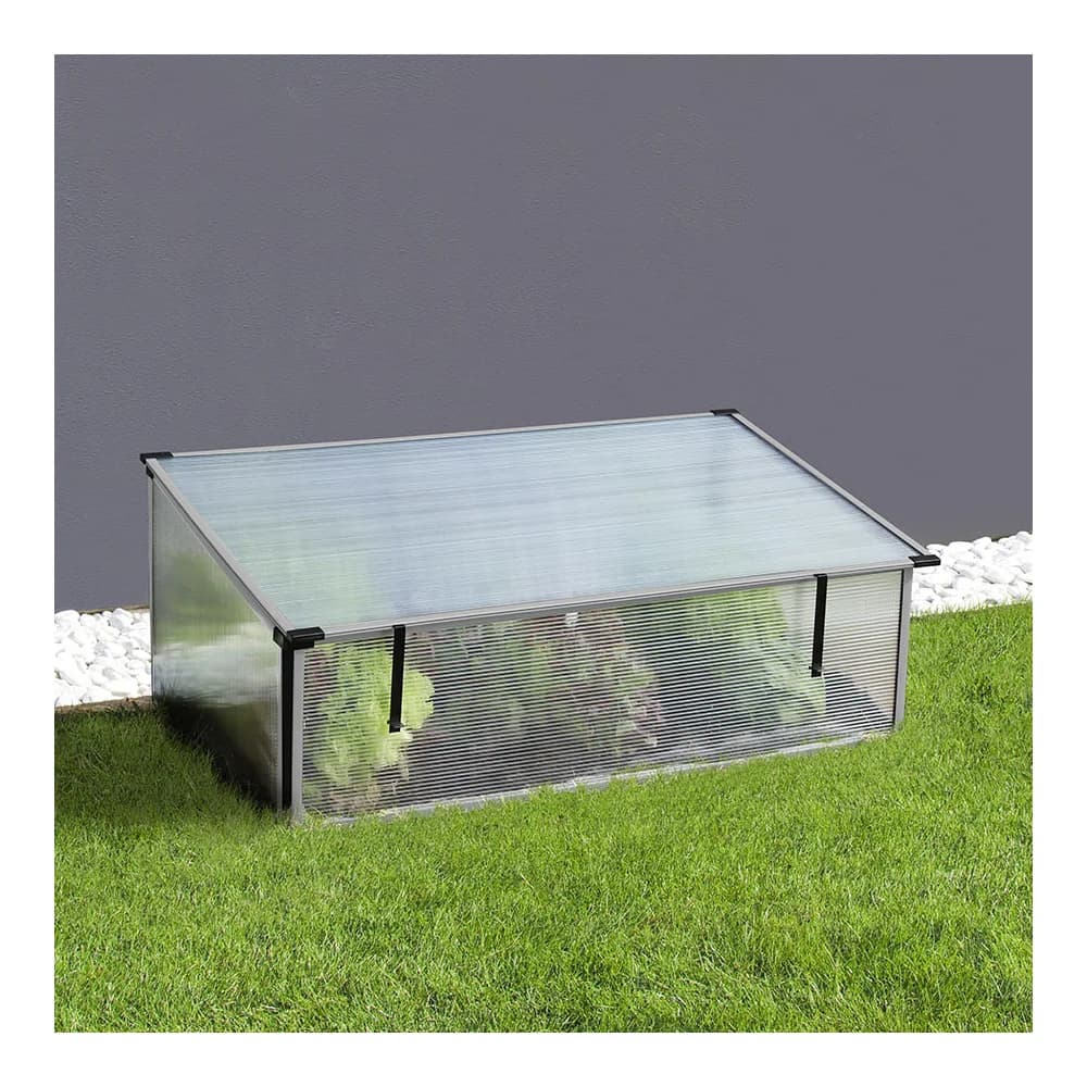 Vitavia Frühbeet Levana 2, BxTxH: 55x95x36,5 cm, kiesel grau