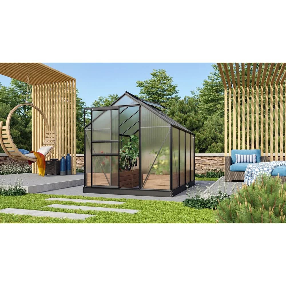 Vitavia Gewächshaus "Venus 5000",schwarz,5,0 m2