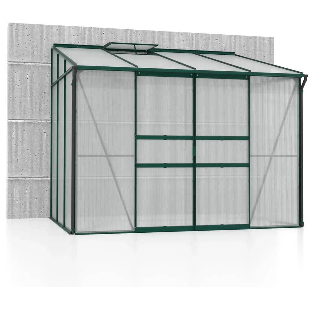 Vitavia Anlehn-Gewächshaus "Osiris 5200",smaragd,5,2 m2