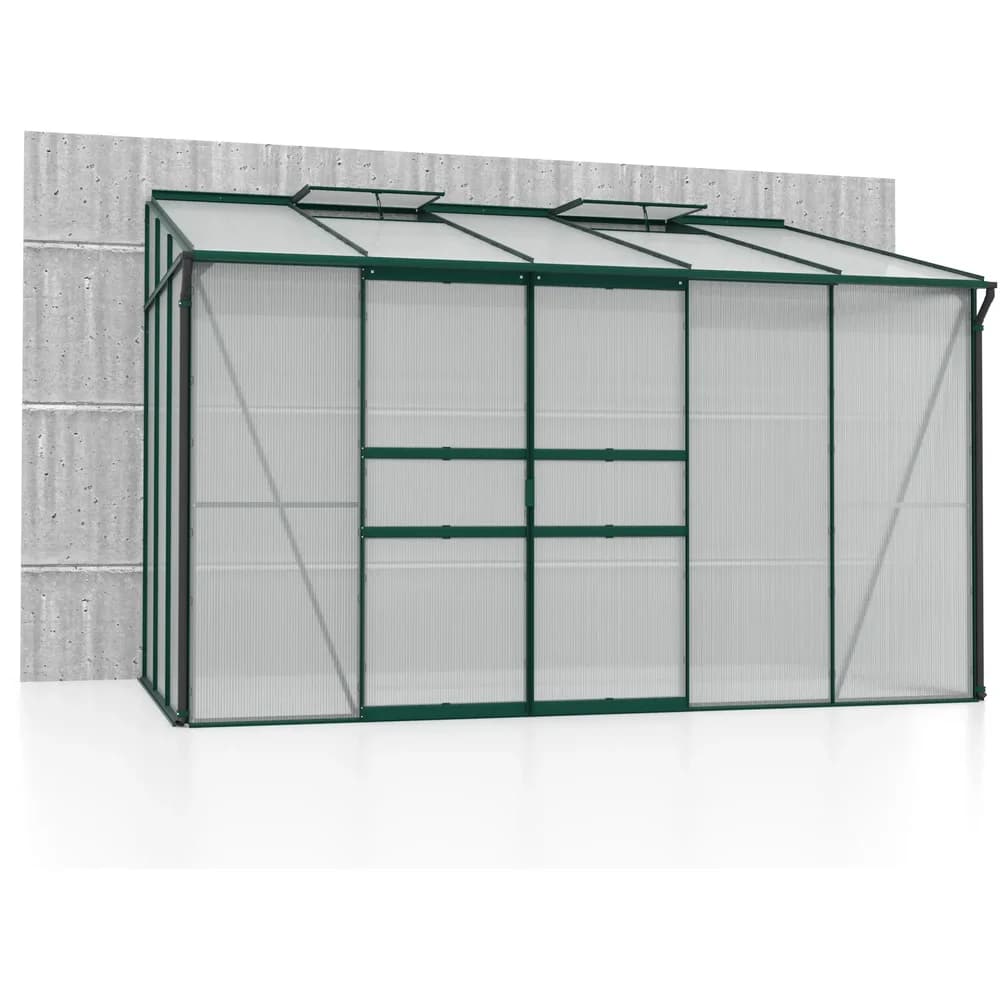 Vitavia Anlehn-Gewächshaus "Osiris 6500",smaragd,6,5 m2