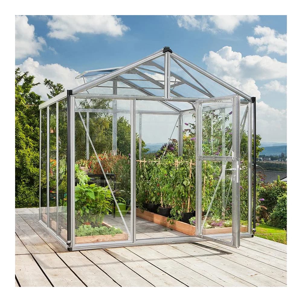 Vitavia Gewächshaus "Zeus 6200",aluminium eloxiert,6,2 m2