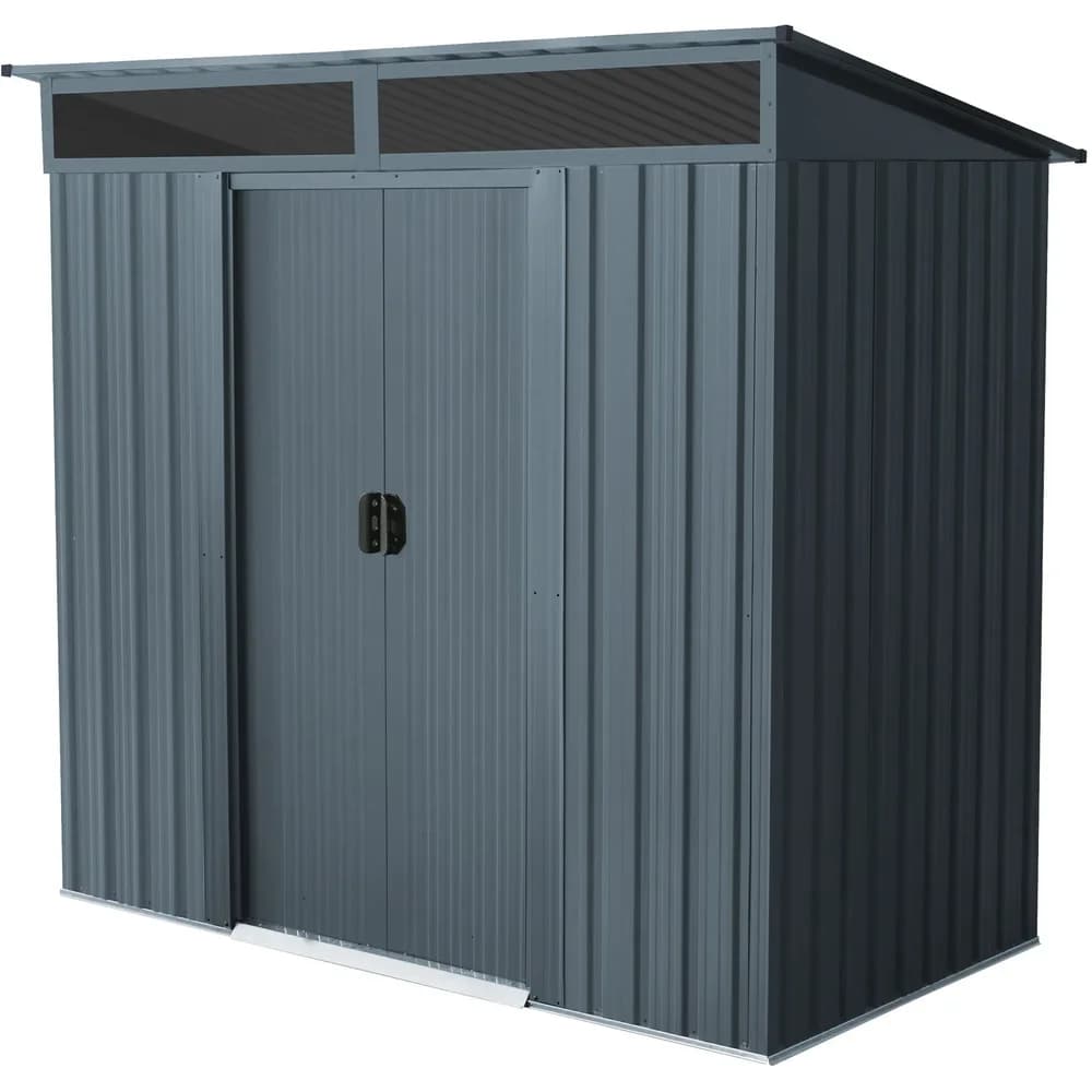 Pergart Gerätehaus "Lüttich 64",anthrazit matt,2,35 m2