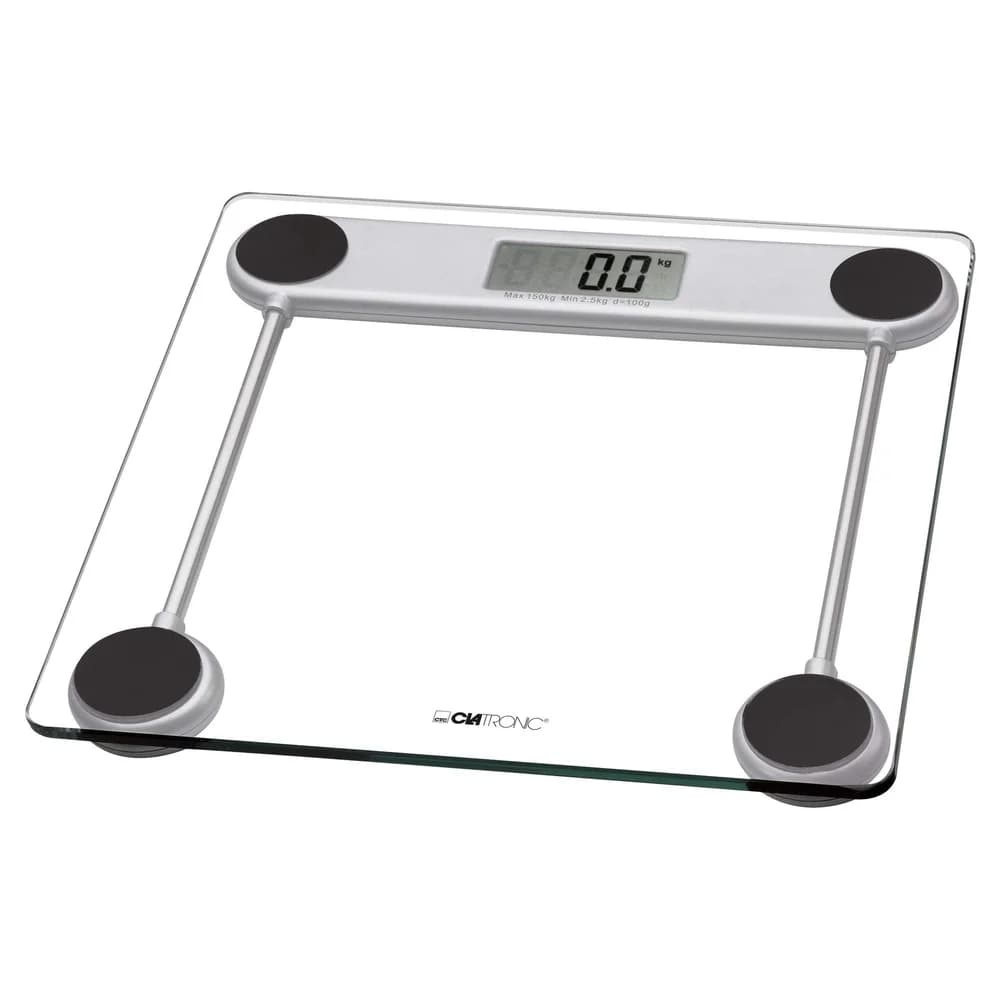 CLATRONIC Digitale Personenwaage PW 3368 - transparent