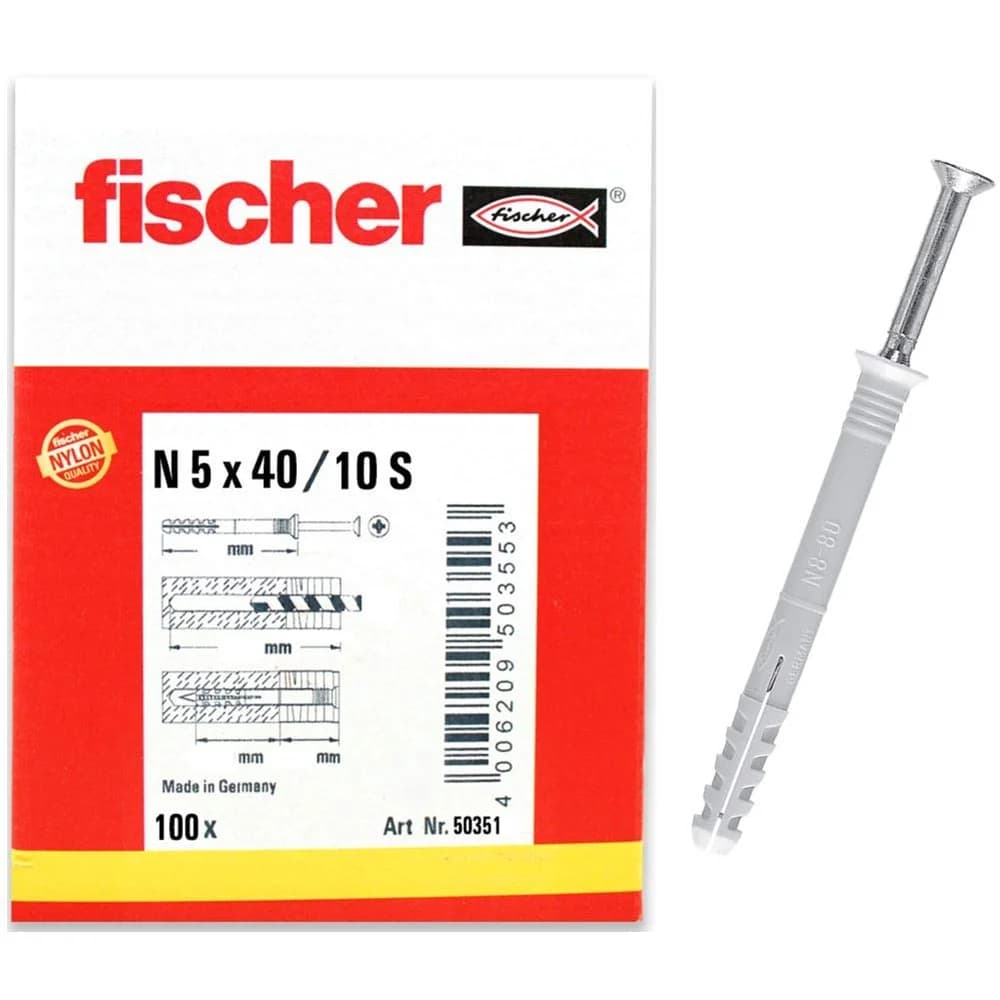 fischer Nageldübel N 5x40/15 S