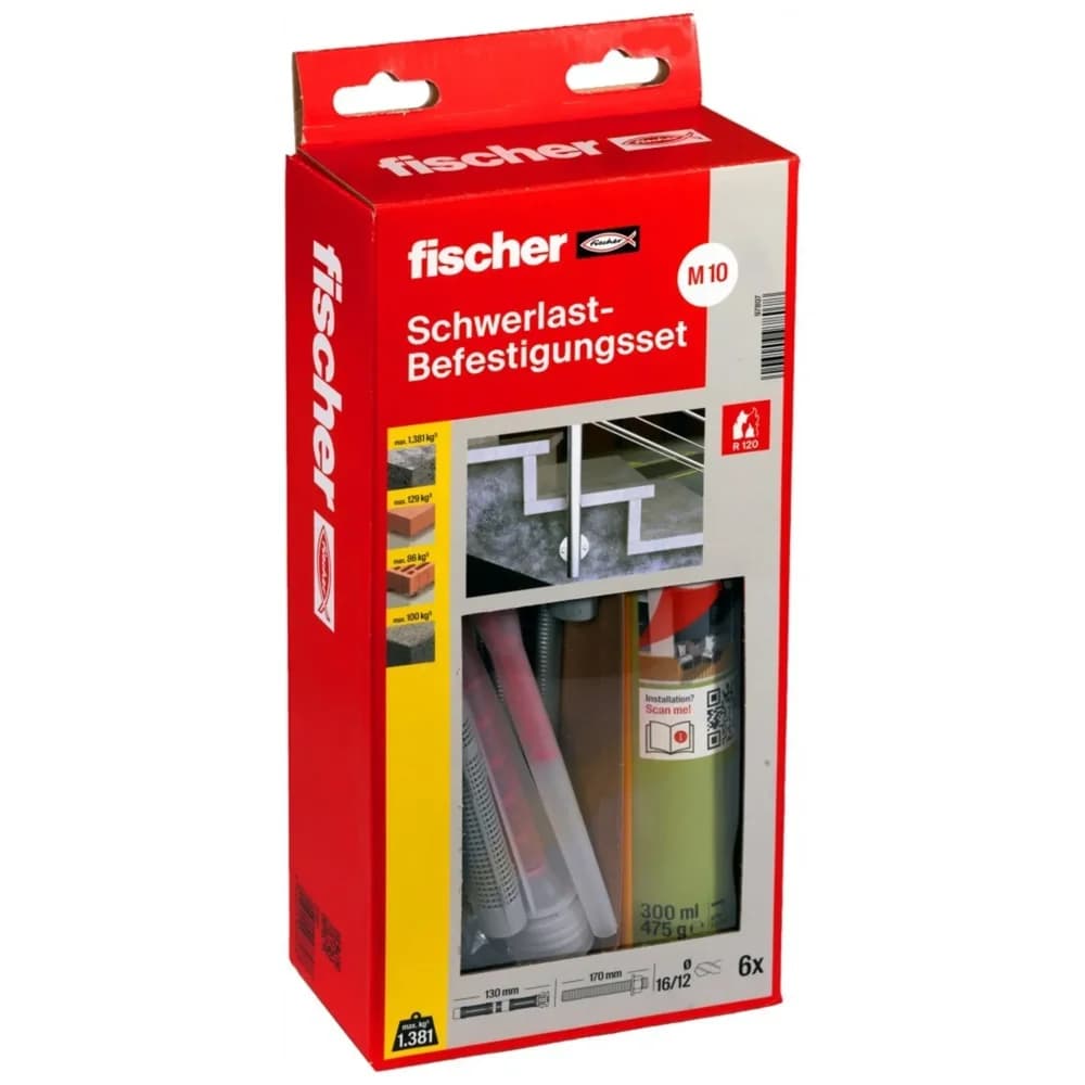 fischer Schwerlast-Befestigungsset 300 T SBS Set M10