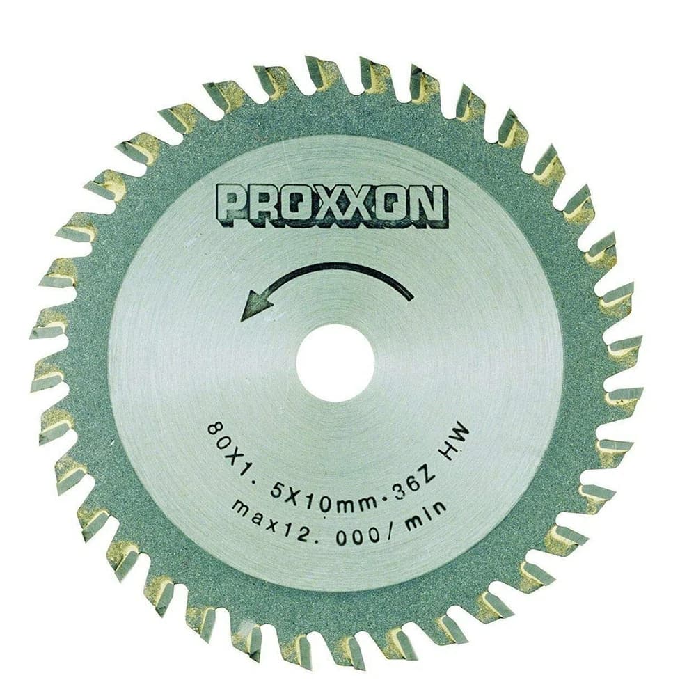 PROXXON 28732 Kreissägeblatt hartmetall bestückt Ø80mm mit 36 Zähnen