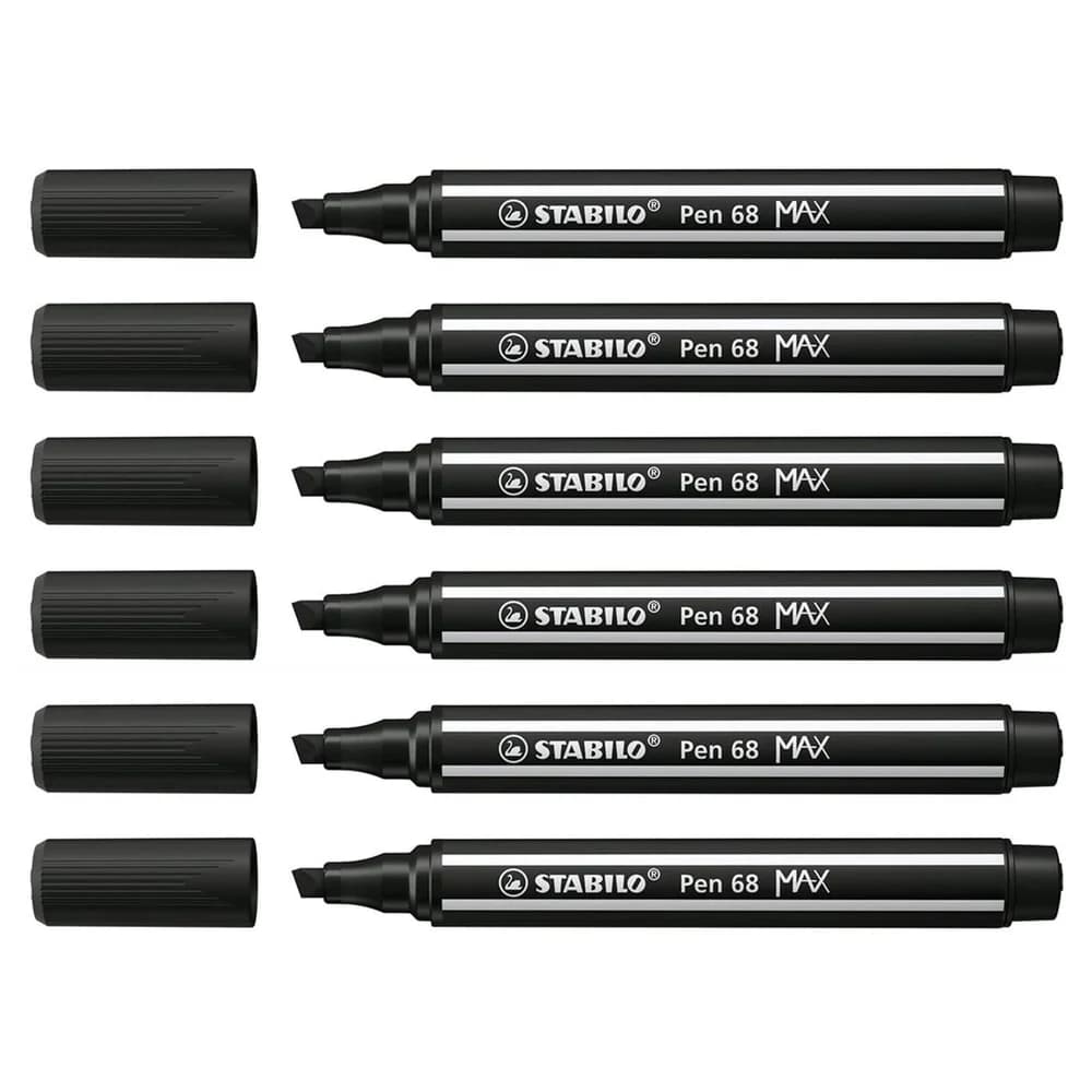 STABILO Filzstift Pen 68 Max, schwarz