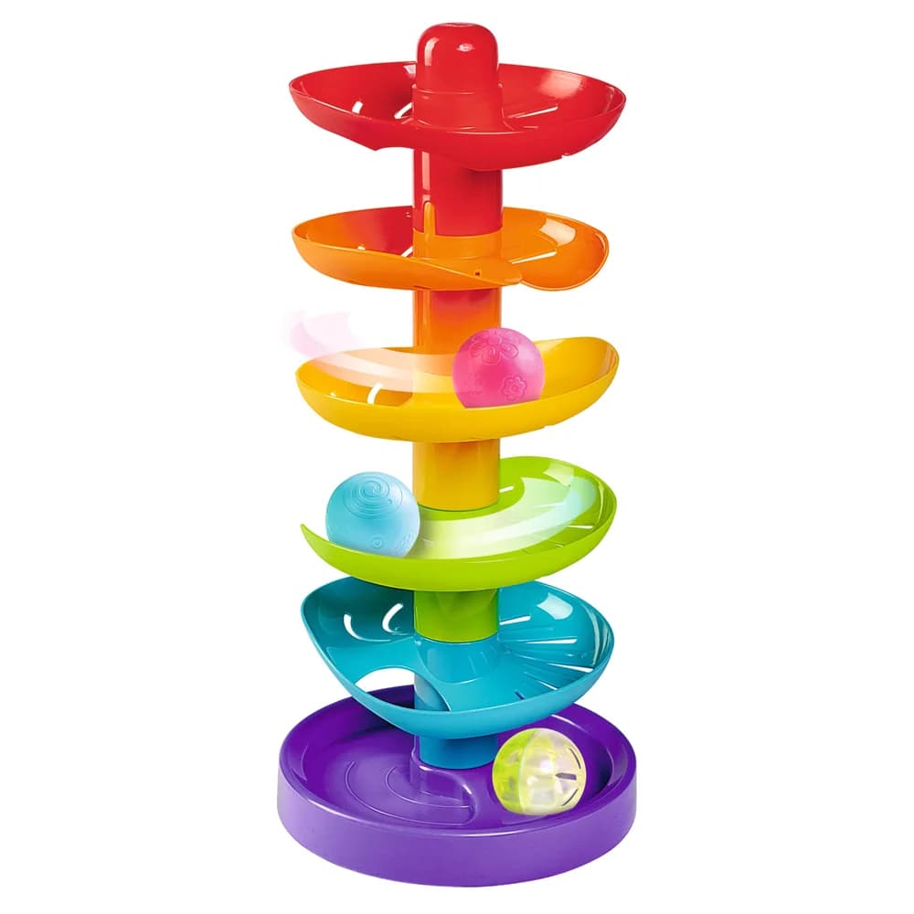 ABC-Dickie-Simba Lernspielzeug Kleinkindwelt Regenbogen Kugelturm 104010053