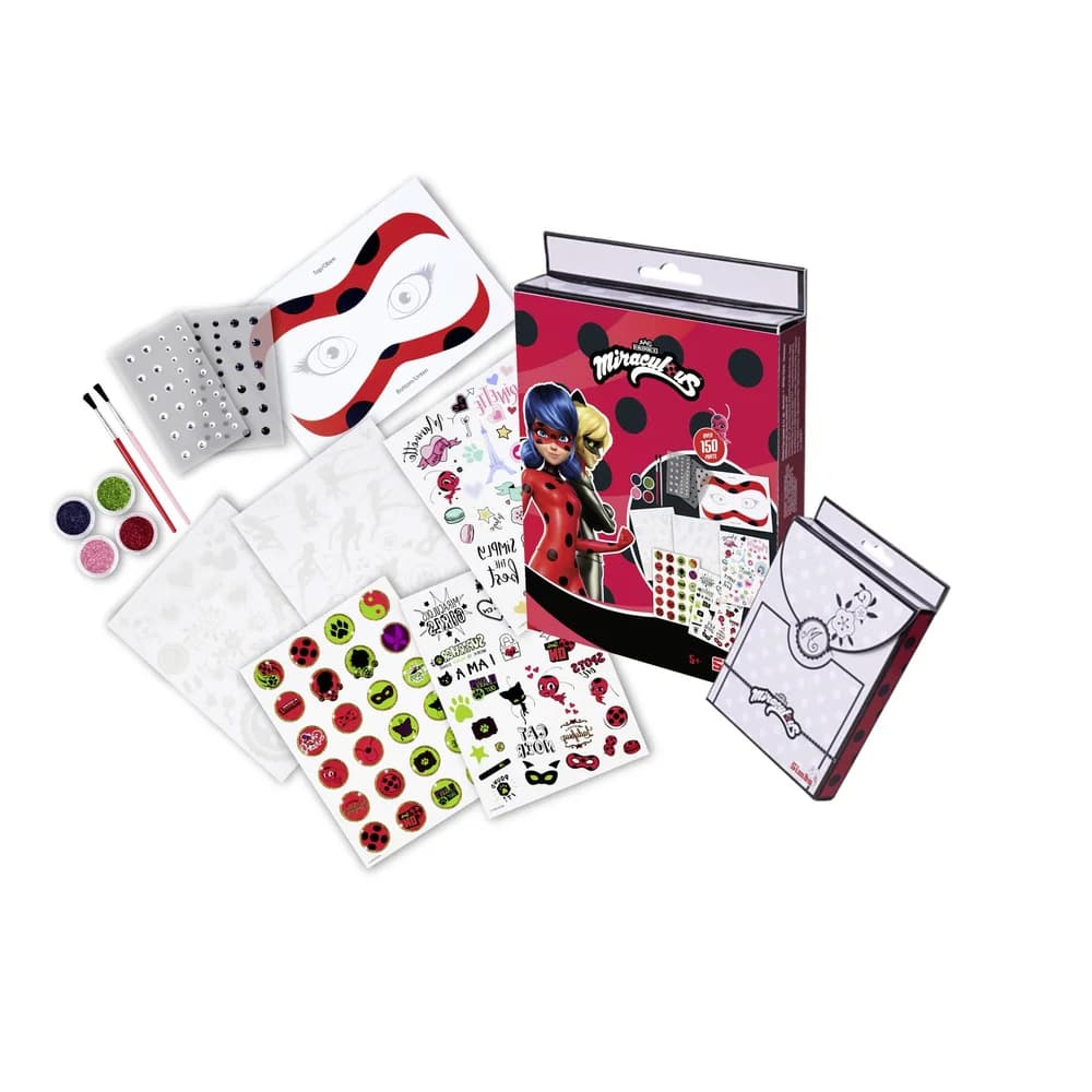 SIMBA Kindertattoo Kreativität Miraculous Glittery Tattoo Set 105950146