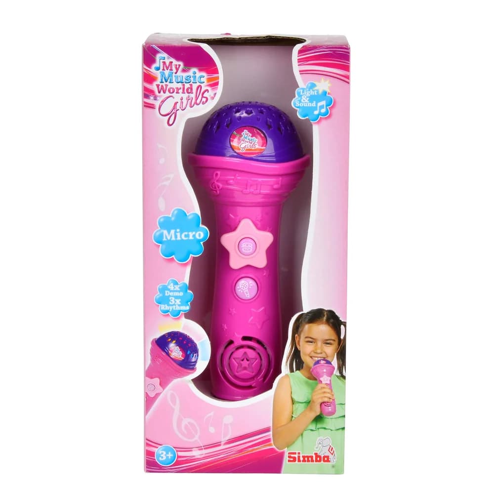 SIMBA Spielzeug-Musikinstrument Spielzeug Spielwelt Musik My Music World Girls Shining Mikro 106831464