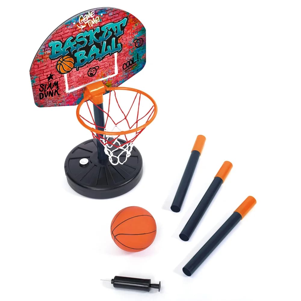 SIMBA Basketball mit Ständer (Set) bunt