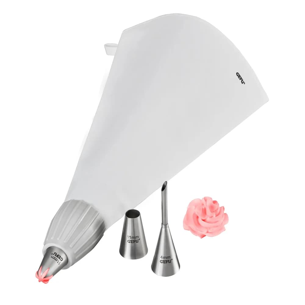 GEFU Spritzbeutel-Set DECORE, 5 teillig