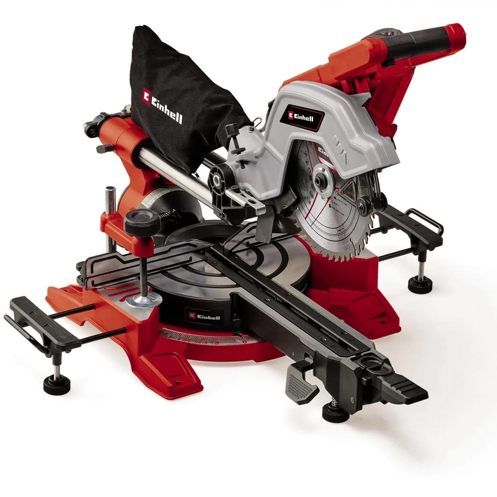 EINHELL Zug-Kapp-Gehrungssäge »TE-SM 8 L Dual«, 1800 W, inkl. Sägeblätt - rot