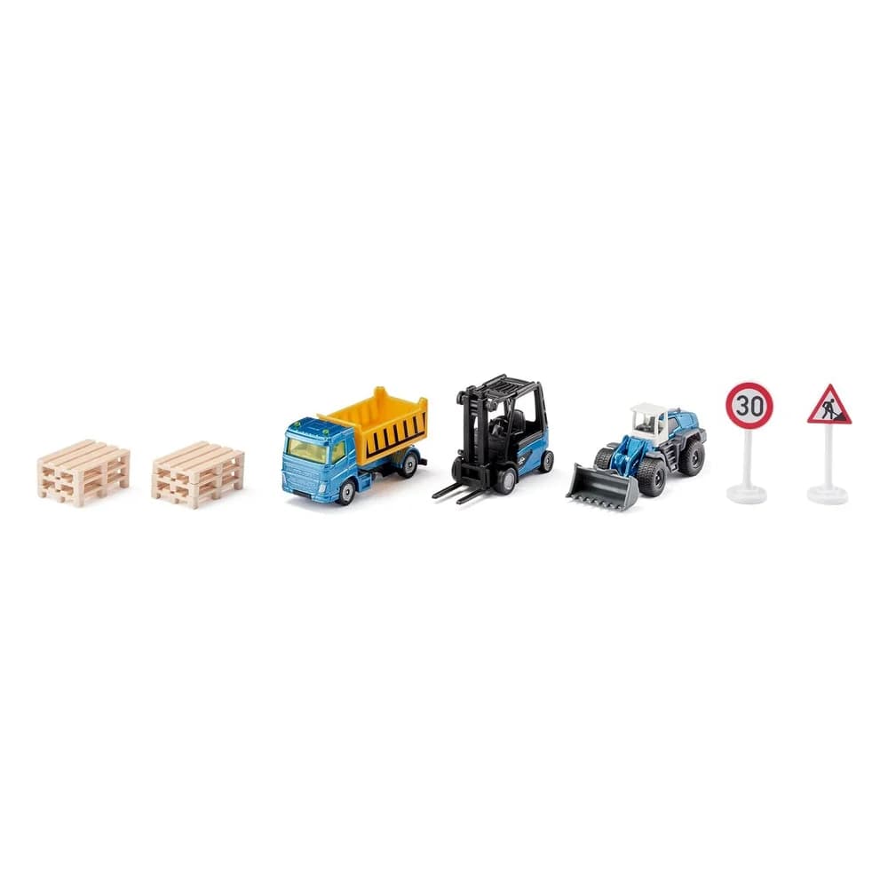 Siku Spiel-Verkehrszeichen siku Geschenkset Baustelle 6 Teile bunt