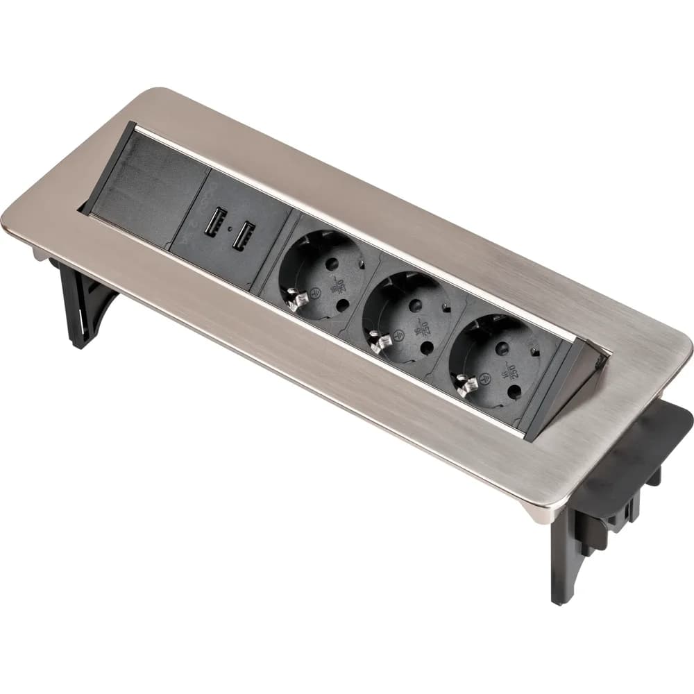 Brennenstuhl Indesk Power 3-fach + 2x USB