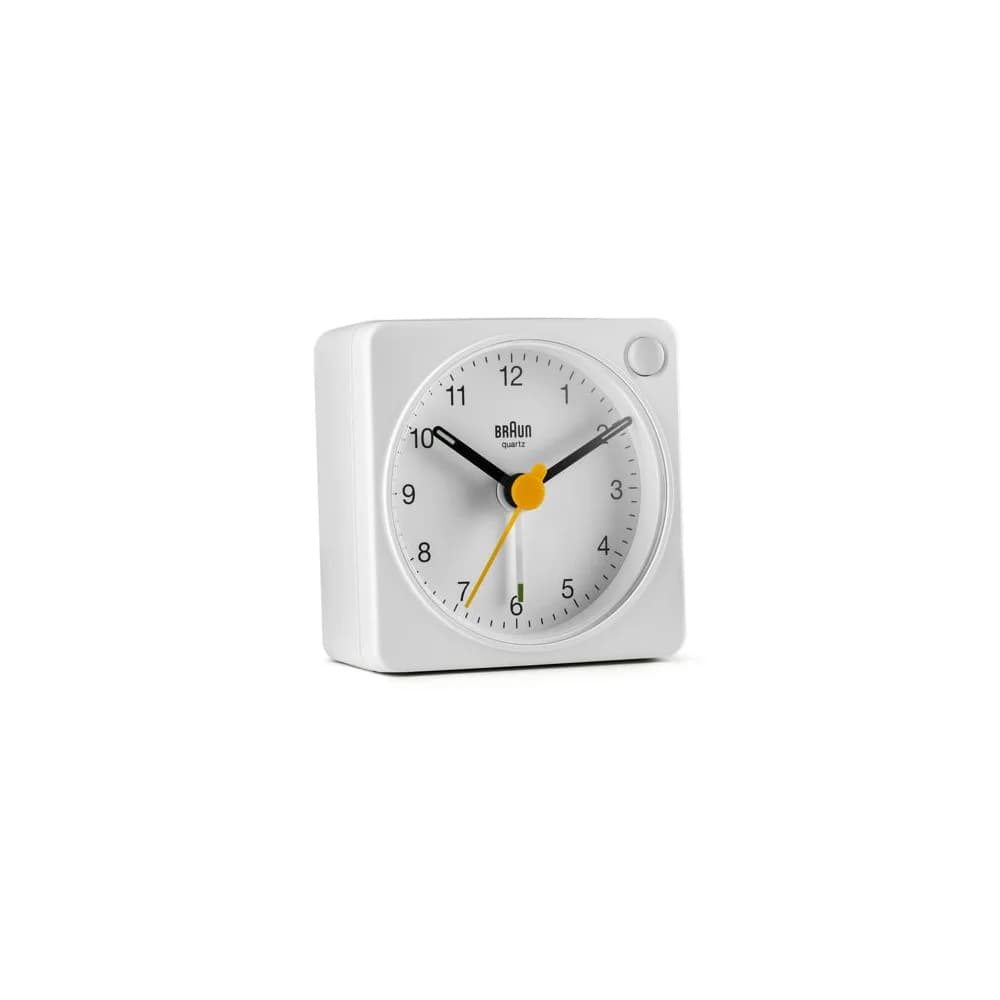 Braun Wecker BC02XW - Quarzwecker - weiß weiß