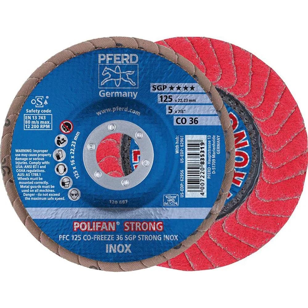 Pferd Schleifscheibe, Fächerschleifscheibe CO36SGP K Strong-Freeze