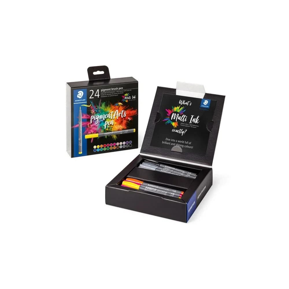 STAEDTLER Künstlerstift STAEDTLER® 371 C24 pigment brush pen 24 ST