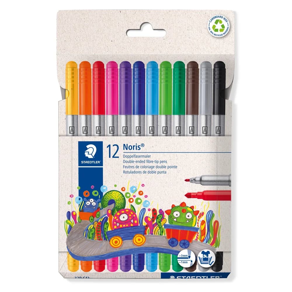 STAEDTLER Fasermaler Noris 320 C12 sortiert 12 Stück