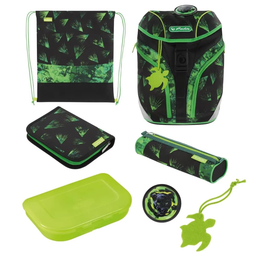 Herlitz Grundschulr. SoftLight Plus Greenline Explorer - Schwarz/Grün