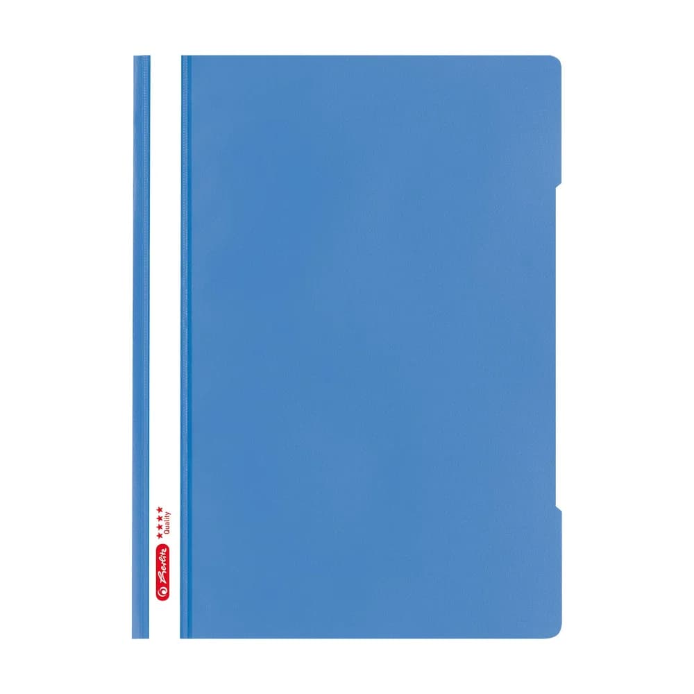 herlitz Schnellhefter Quality DIN A4 Kunststoff blau