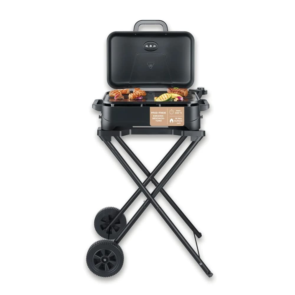 Severin Standgrill mit Abdeckung PG 8598 sw