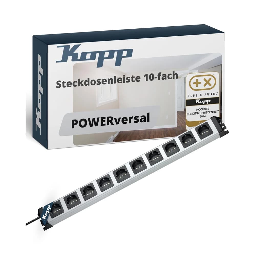 Kopp 227120011 POWERversal 10-fach, erhöhter Berührungsschutz