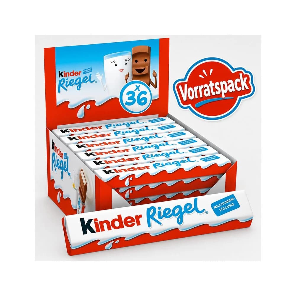 Ferrero kinder Riegel 36er Big-Pack (36 x 21g Riegel)