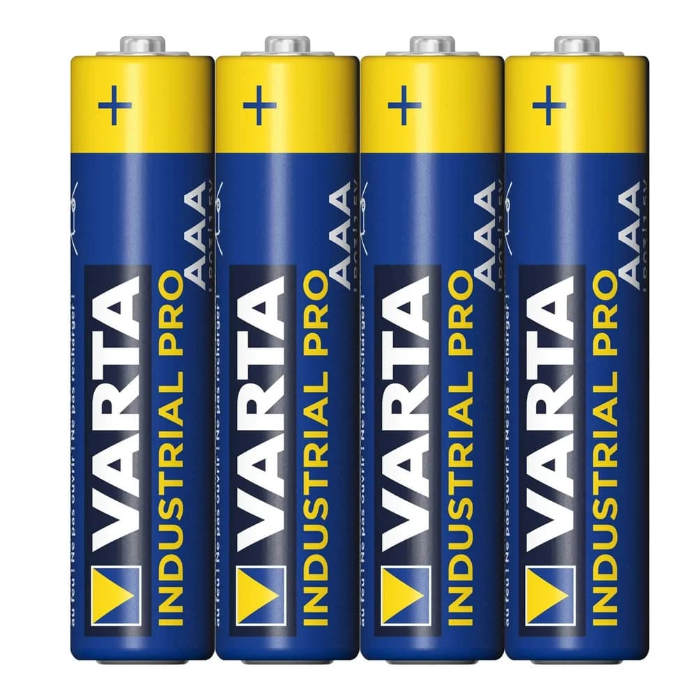 4 Varta Batterien Industrial AAA