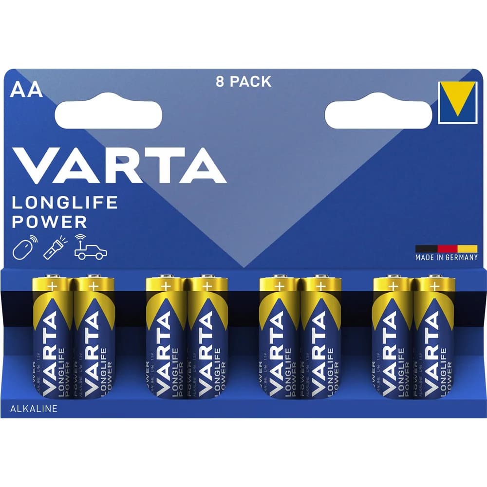VARTA LONGLIFE Power AA VE8