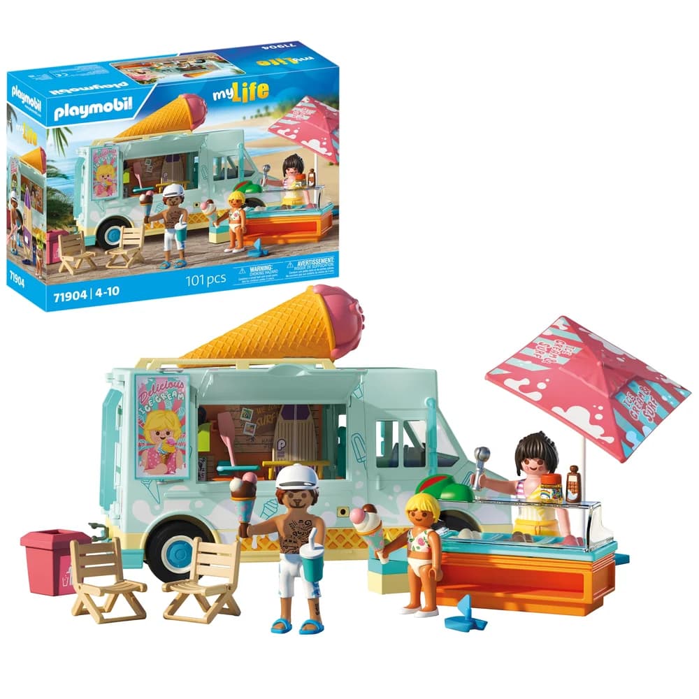 PLAYMOBIL 71904 - my Life - Ice Cream Truck mit Surfshop