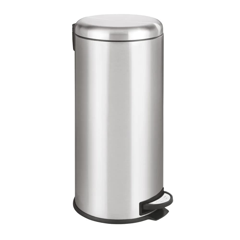 WENKO Treteimer Mod. Leman Easy Close Edelstahl 30L, mit herausnehmbarem Einsatz
