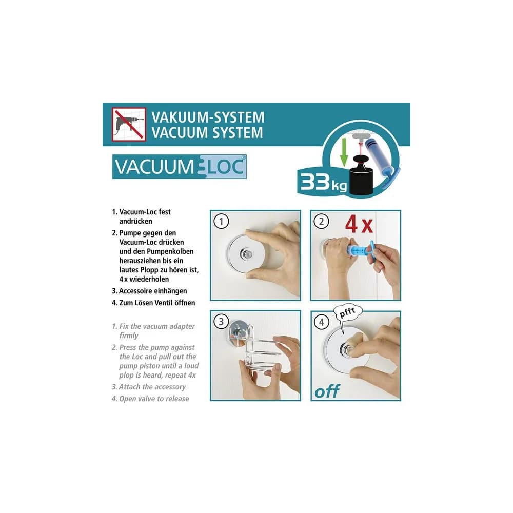 Wenko Vacuum-Loc Haartrocknerhalter »Milazzo«