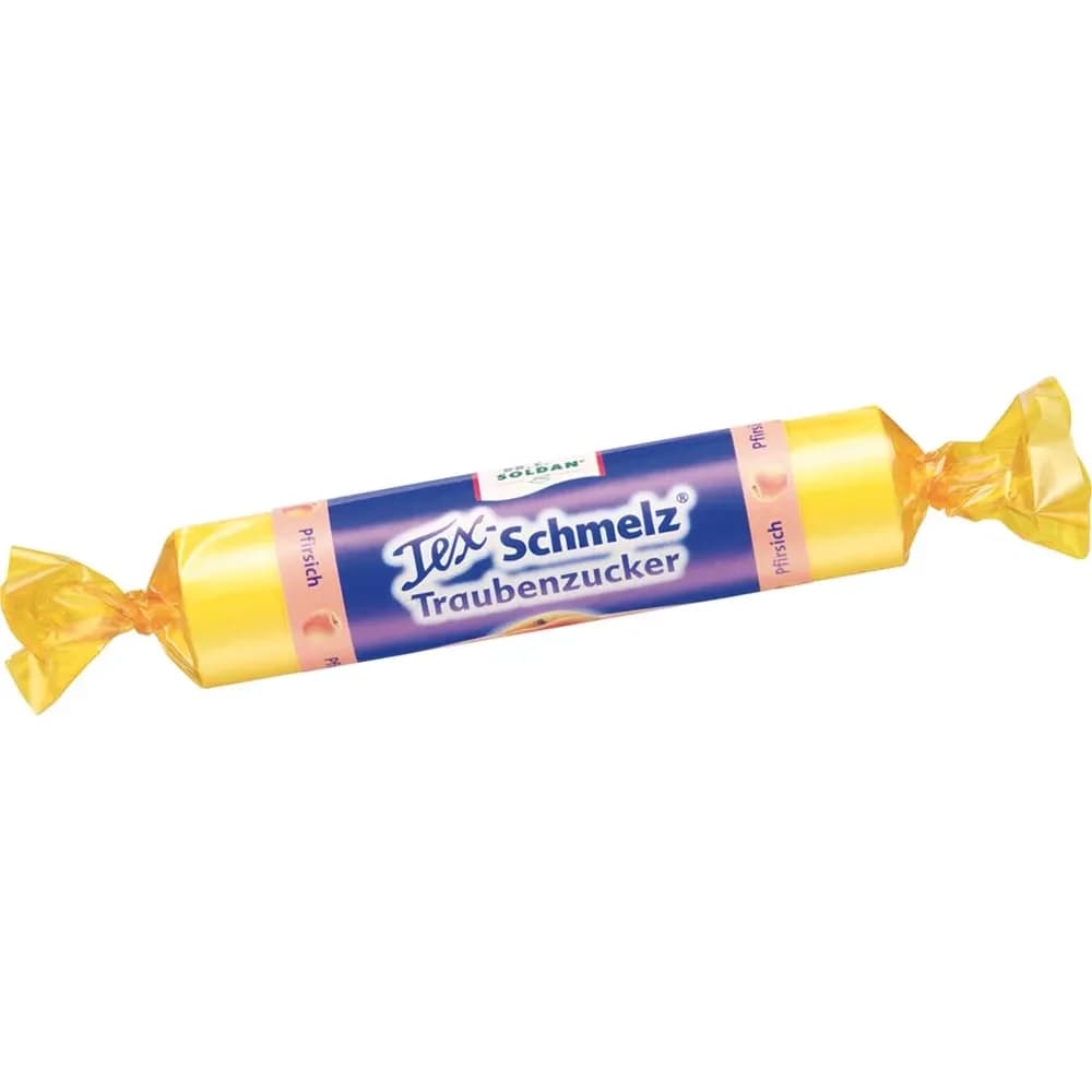 Soldan Tex Schmelz Traubenzucker Pfirsich