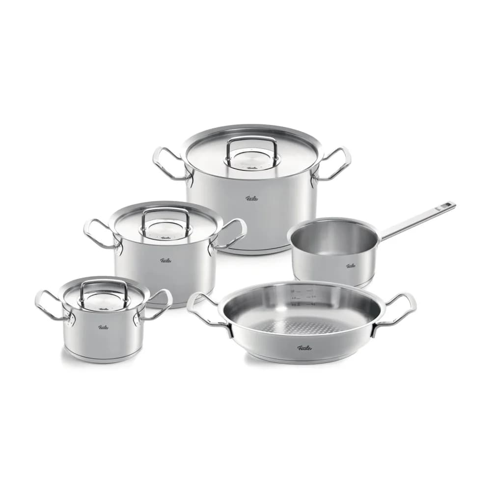 Fissler Topf-Set 5-teilig ORIGINAL PROFI COLLECTION, Edelstahl - mit Deckel