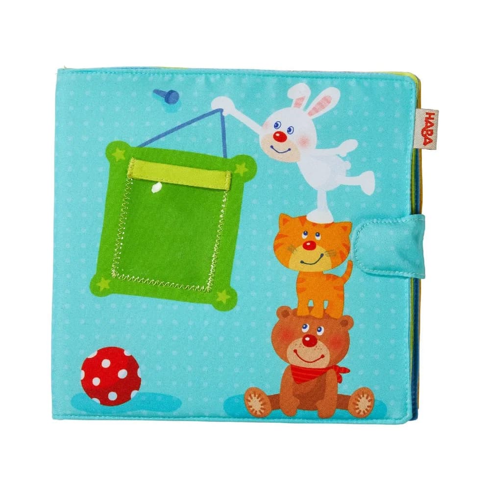 Haba Stoffbuch Babywelt Babyspielbuch Baby Fotoalbum Spielgefährten 1303143001