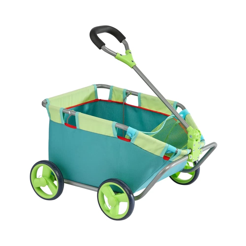 HABA Puppen-Bollerwagen – Türkis