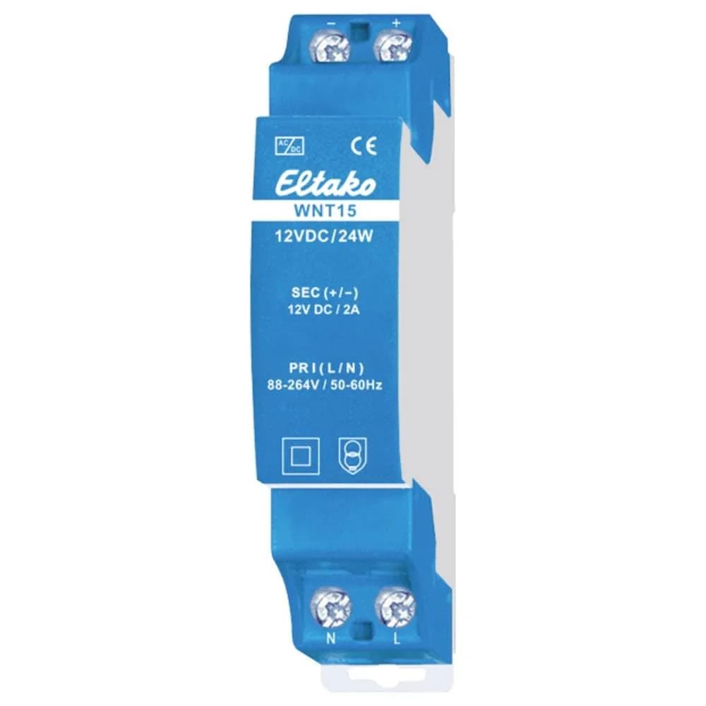 Eltako Weitbereichs-Schaltnetzt. WNT15-12VDC/24W