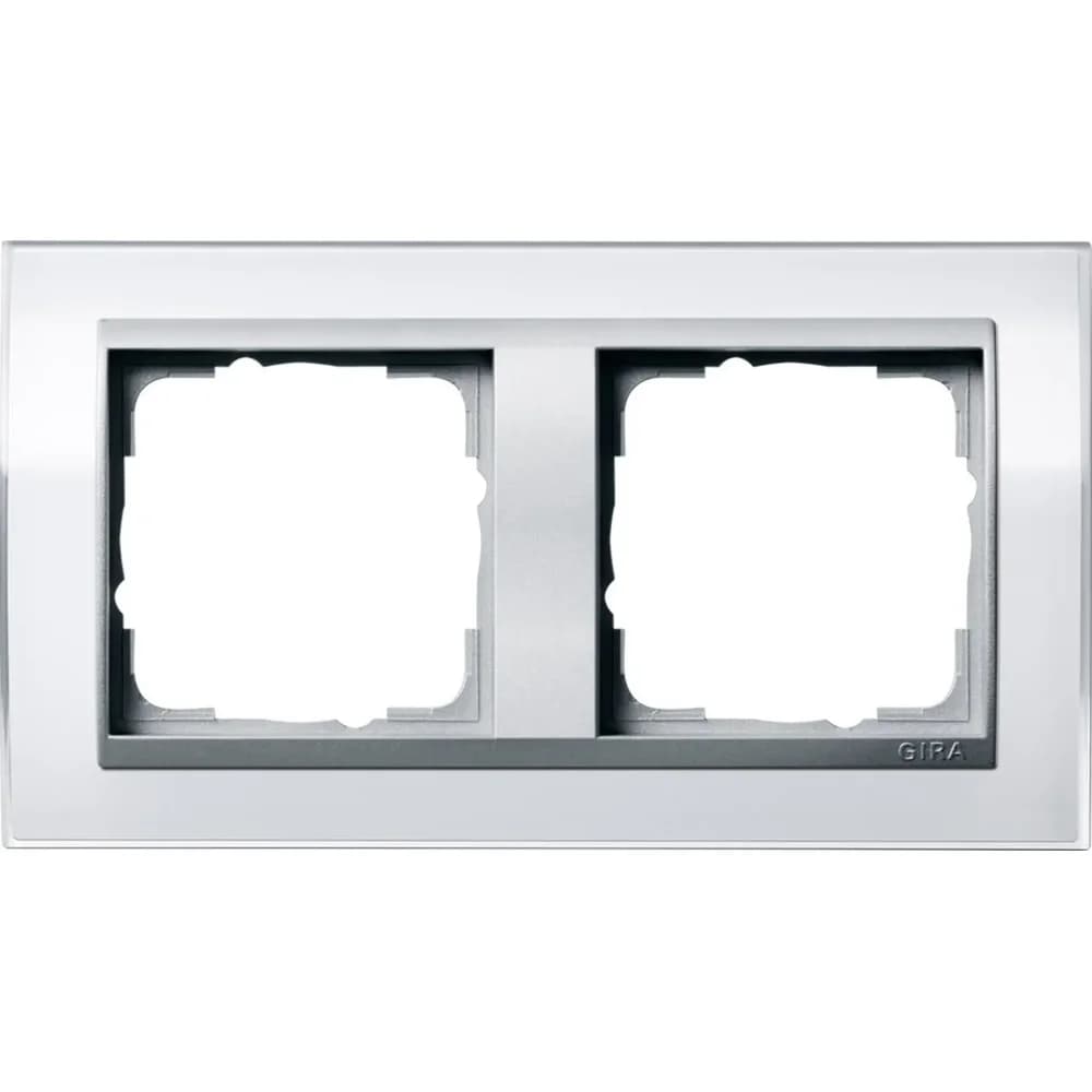 Gira Abdeckrahmen 2fach 0212726