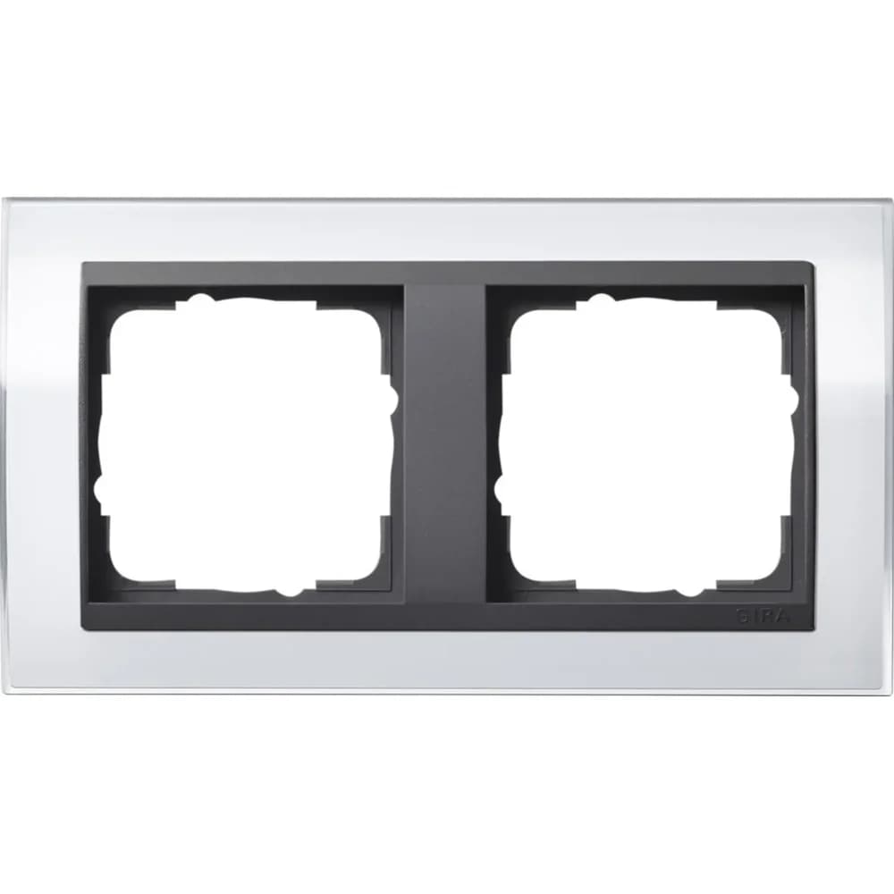 Gira Abdeckrahmen 2fach 0212728