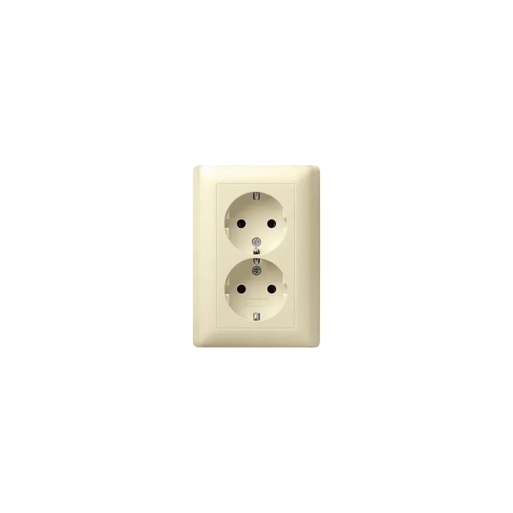 Gira Schuko-Doppelst.ds. cws-gl 078001