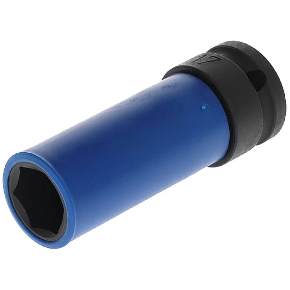 Gedore Bit- und Steckschlüsselset Kraftschraubereinsatz 1/2′′ mit Schutzhülse, 17 mm 2178214