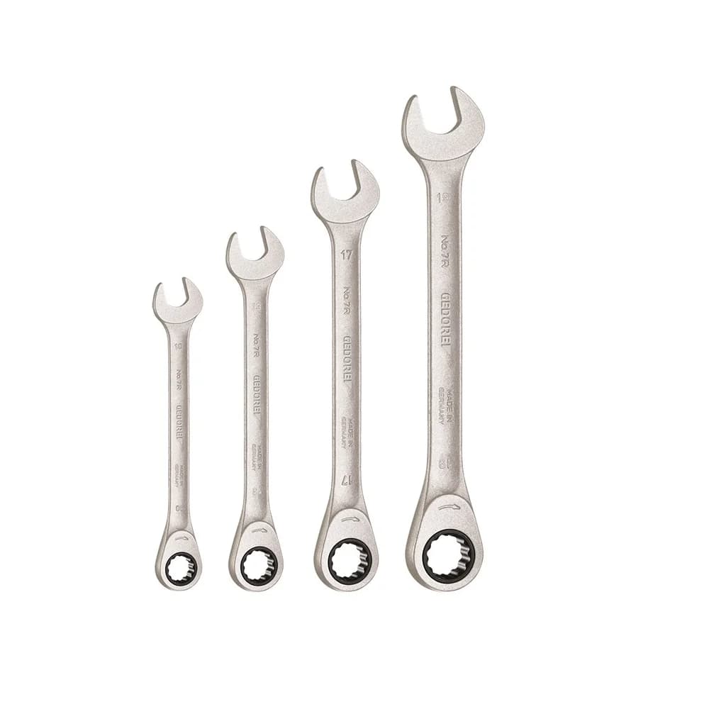 GEDORE Maulschlüssel Set mit Ringratsche in Tasche 2303949 No. 7 R