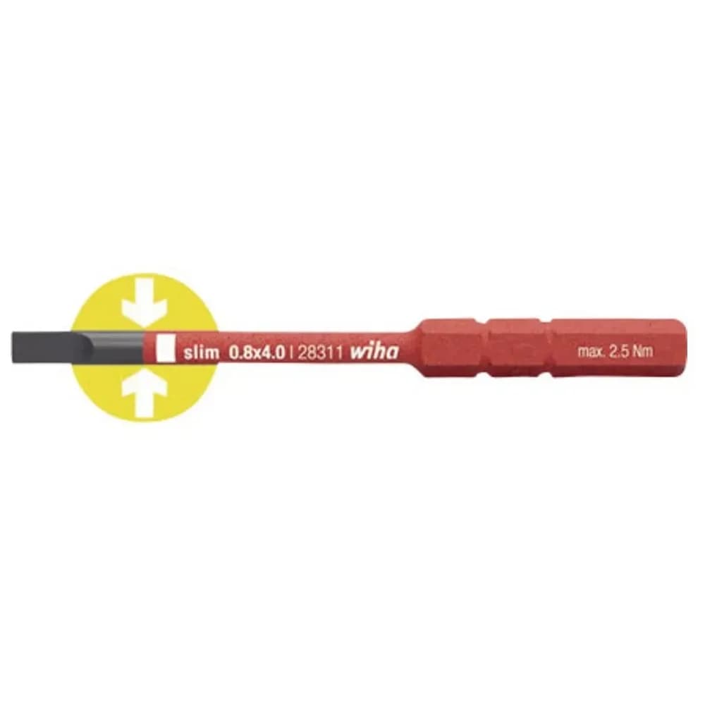 VDE-slimBit Wiha® Schlitz 6,5x1,2mm