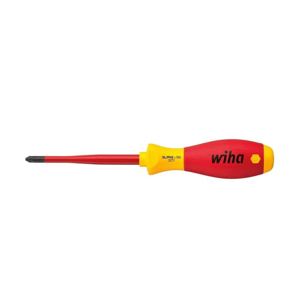 WIHA Schraubendreher PH/S2x100mm VDE slim