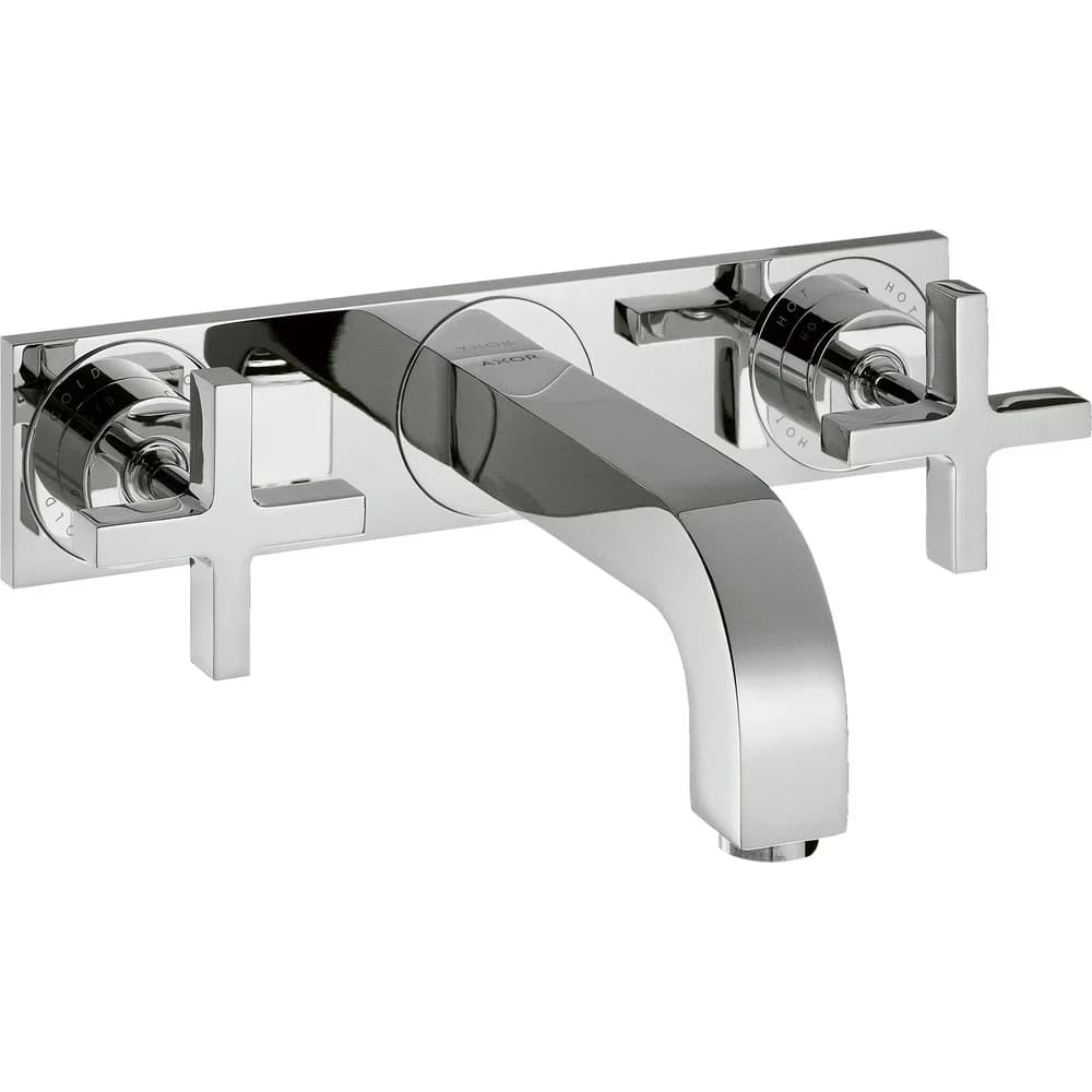 AXOR 39314000 3-Loch Waschtischarm.Axor Citterio - Silber