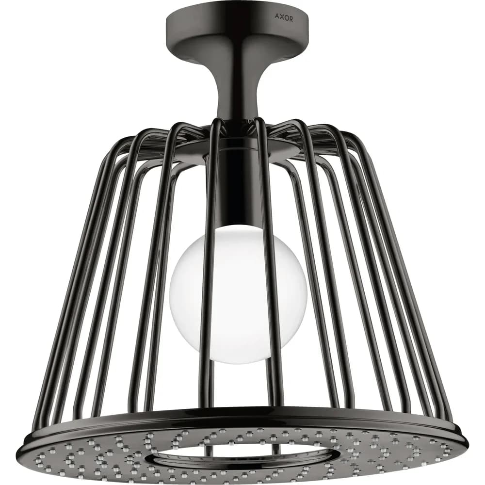 Hansgrohe Kopfbrause Axor Nendo Polished Black Chrome 26032330